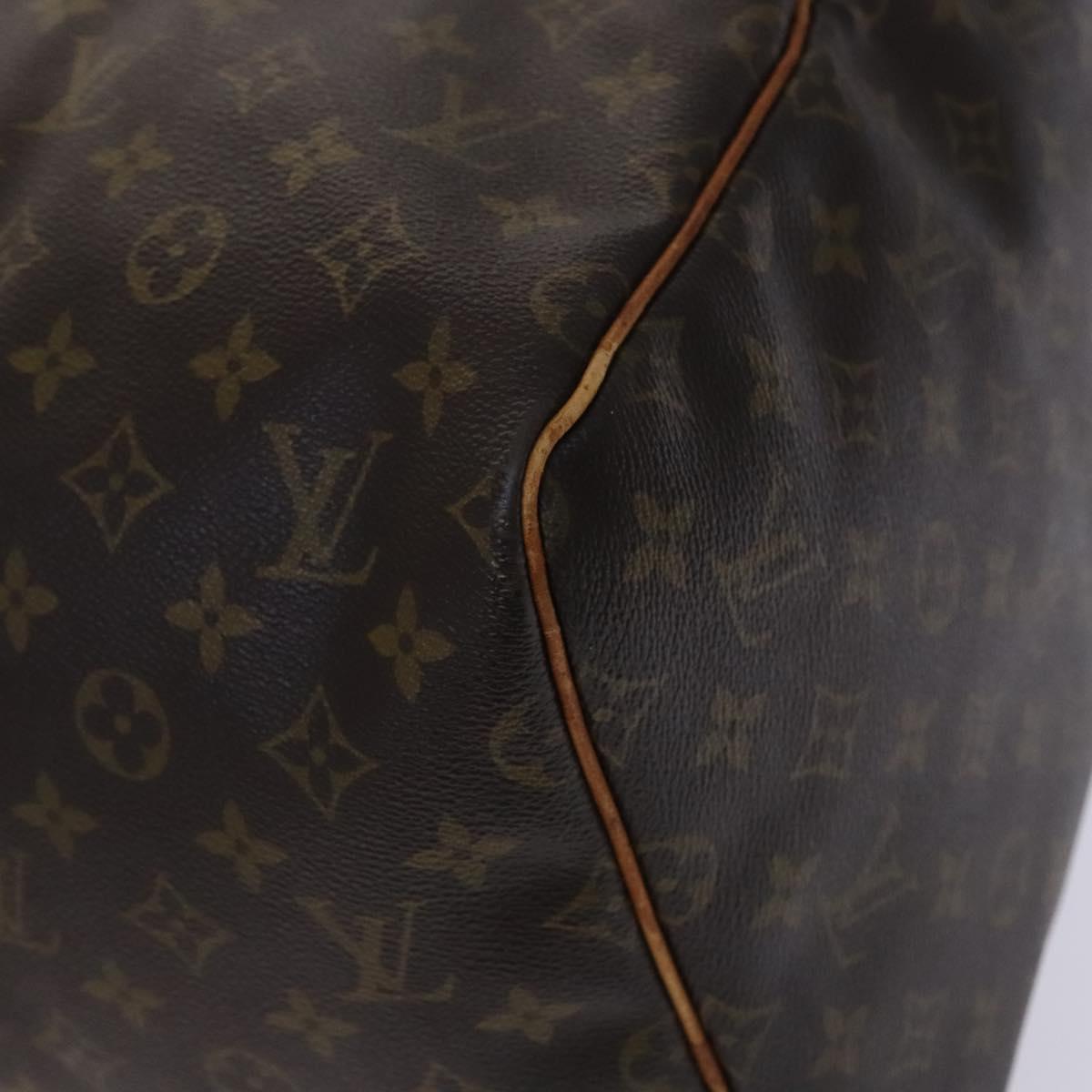 LOUIS VUITTON Monogram Keepall 55 Boston Bag M41424 LV Auth BD1144