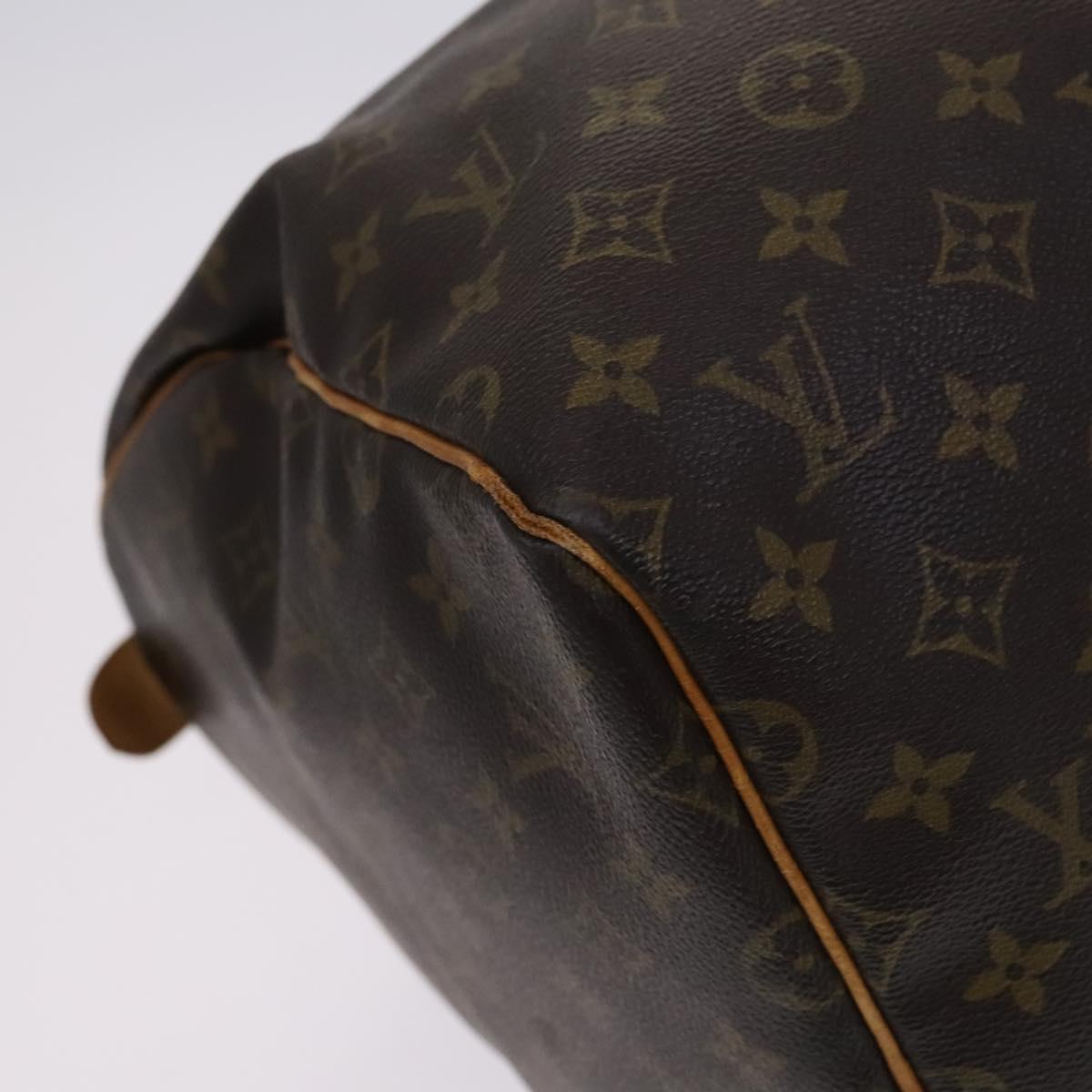 LOUIS VUITTON Monogram Keepall 55 Boston Bag M41424 LV Auth BD1144