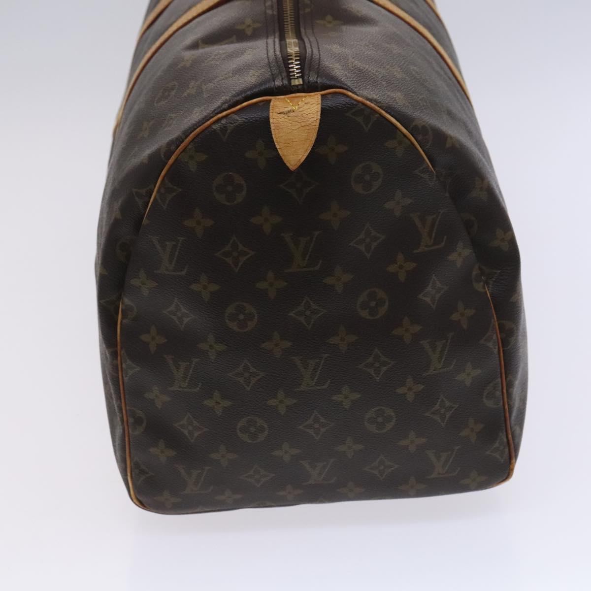 LOUIS VUITTON Monogram Keepall 55 Boston Bag M41424 LV Auth BD1144