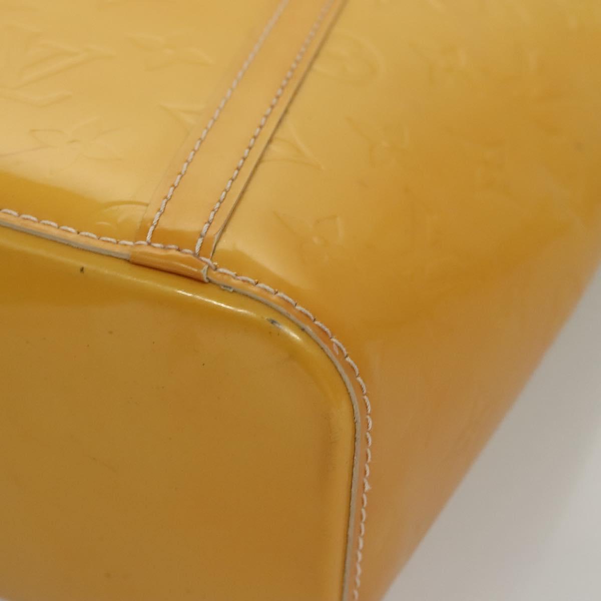 LOUIS VUITTON Monogram Vernis Avalon MM Tote Bag Broncorail M91743 Auth BD1150