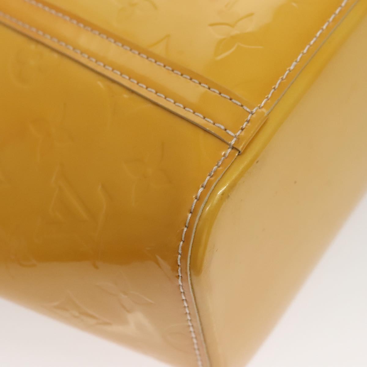 LOUIS VUITTON Monogram Vernis Avalon MM Tote Bag Broncorail M91743 Auth BD1150