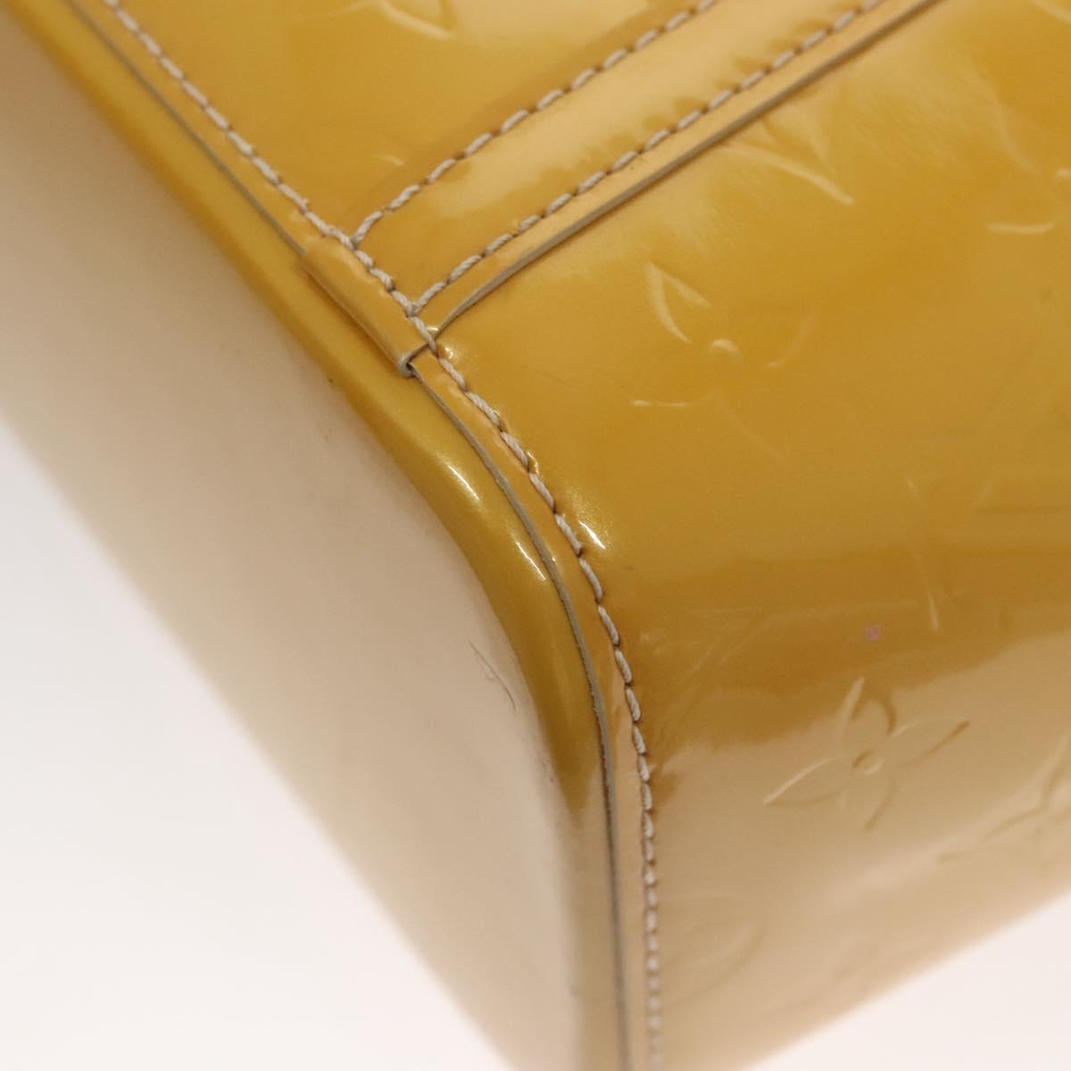 LOUIS VUITTON Monogram Vernis Avalon MM Tote Bag Broncorail M91743 Auth BD1150