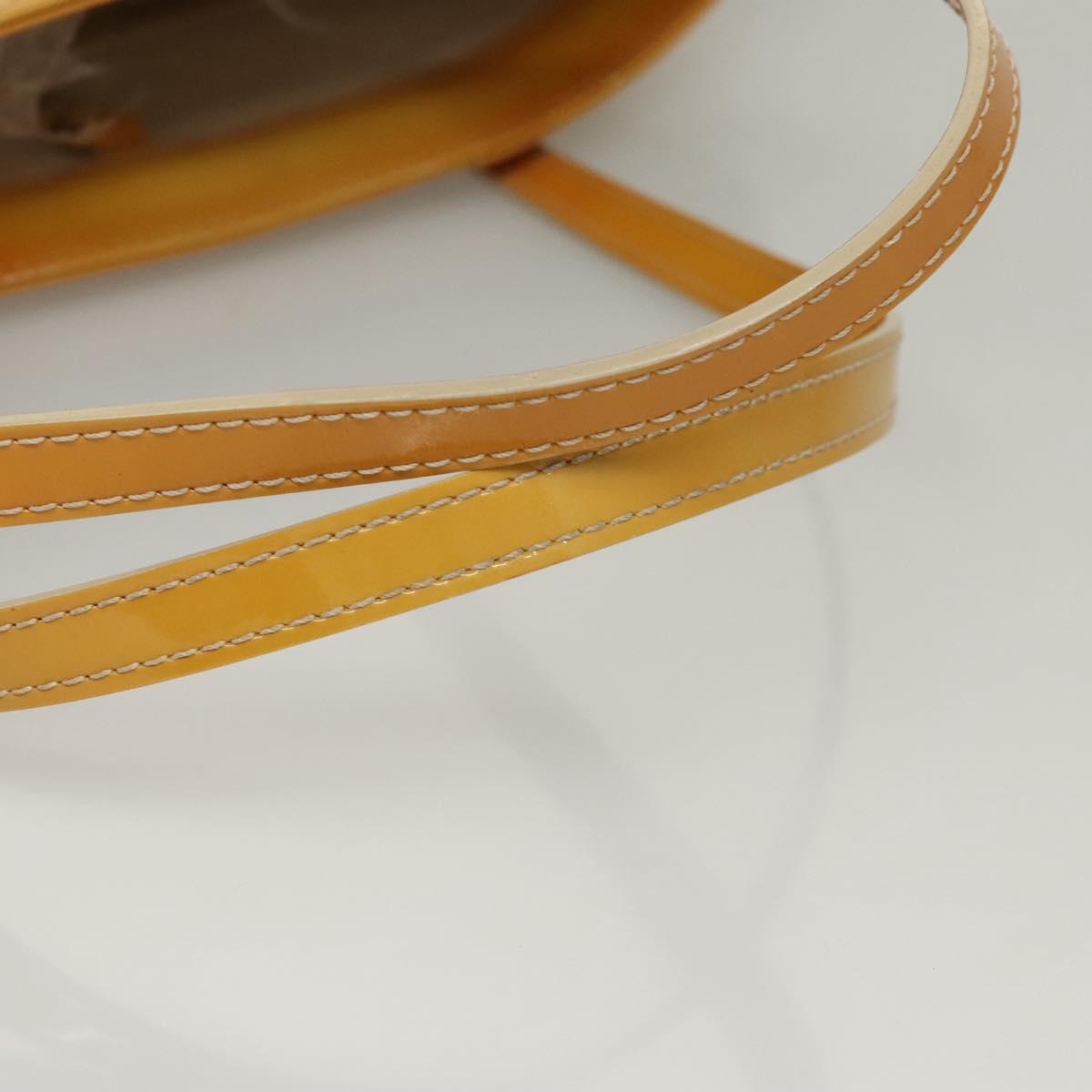 LOUIS VUITTON Monogram Vernis Avalon MM Tote Bag Broncorail M91743 Auth BD1150