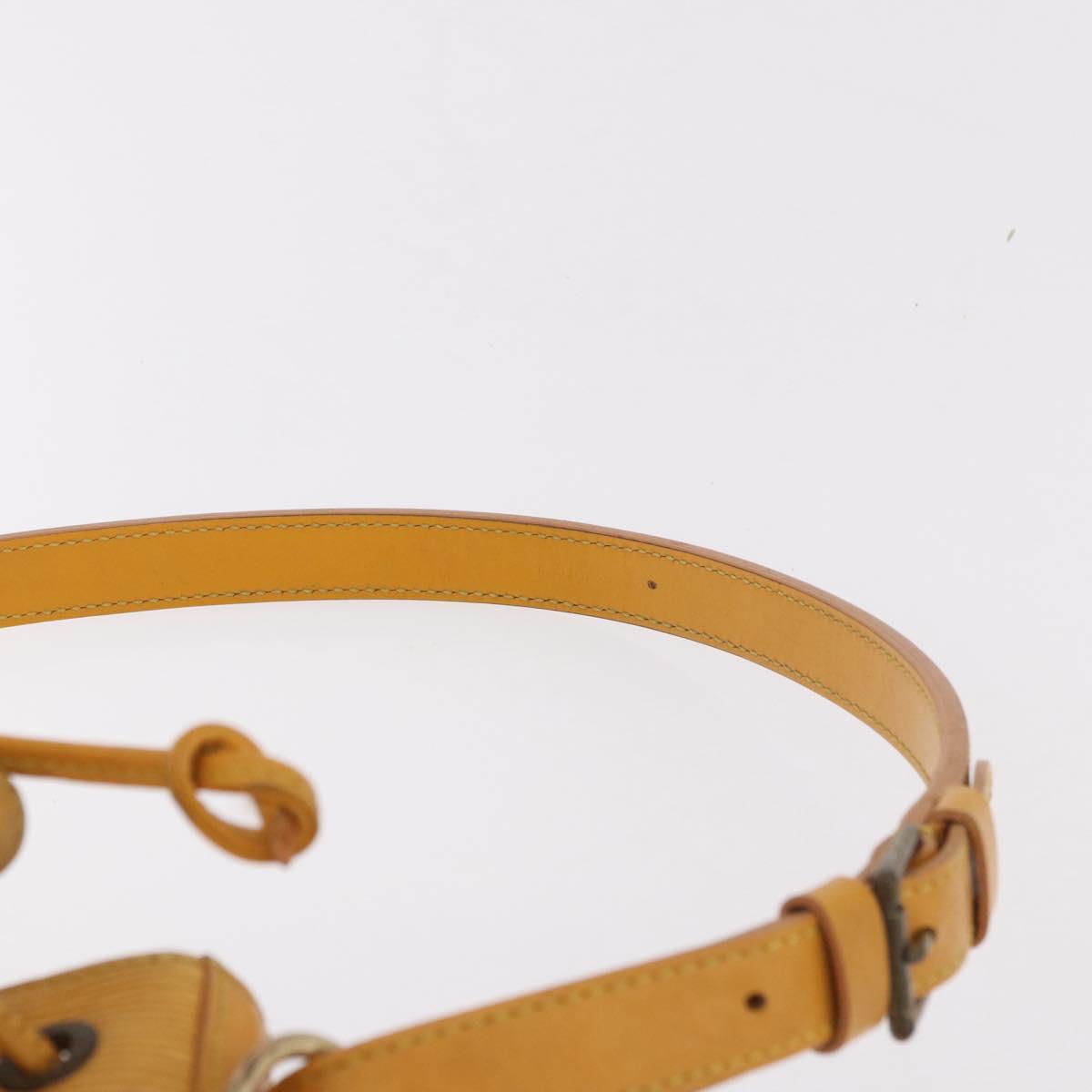 LOUIS VUITTON Epi Petit Noe Shoulder Bag Yellow M44109 LV Auth BD1152