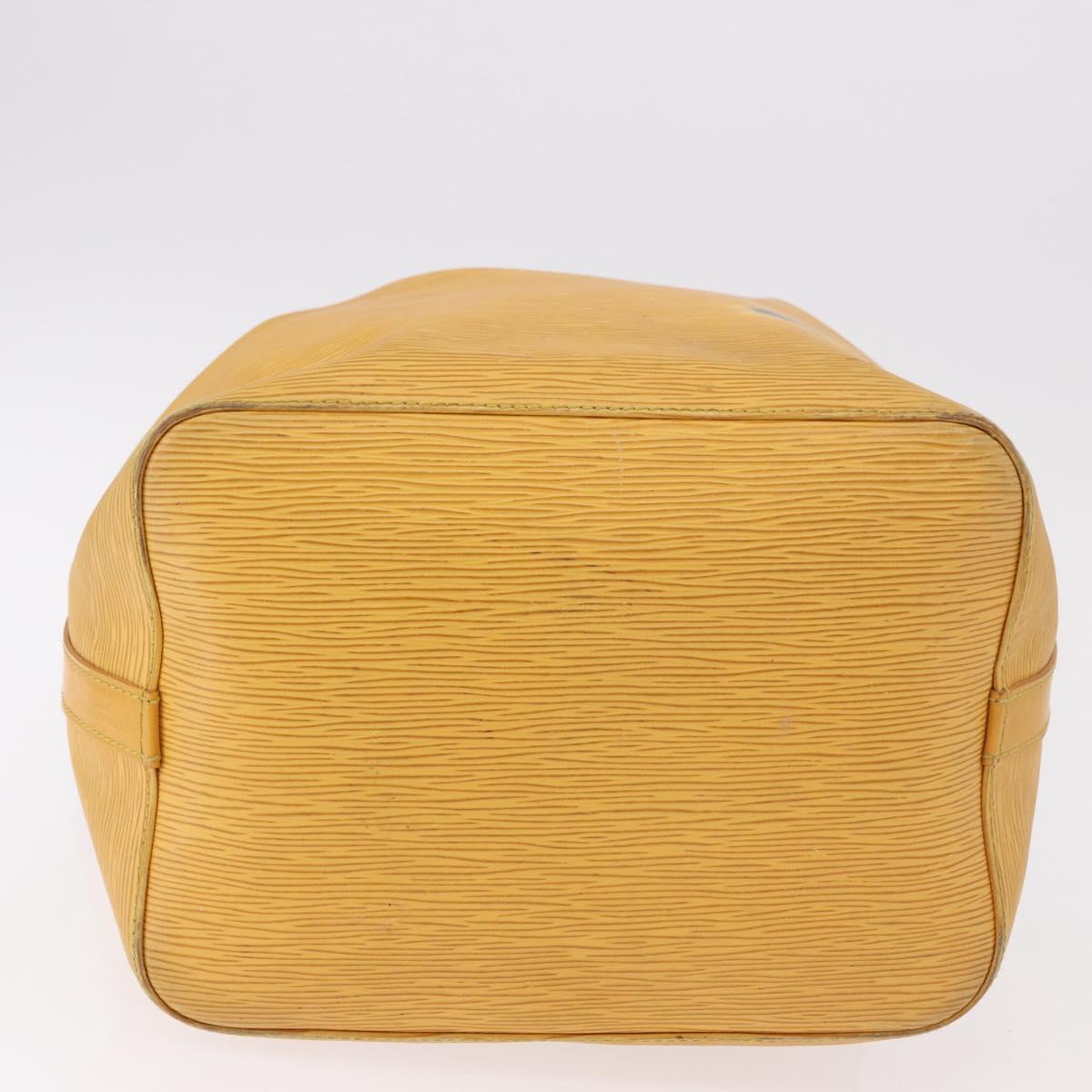 LOUIS VUITTON Epi Petit Noe Shoulder Bag Yellow M44109 LV Auth BD1152