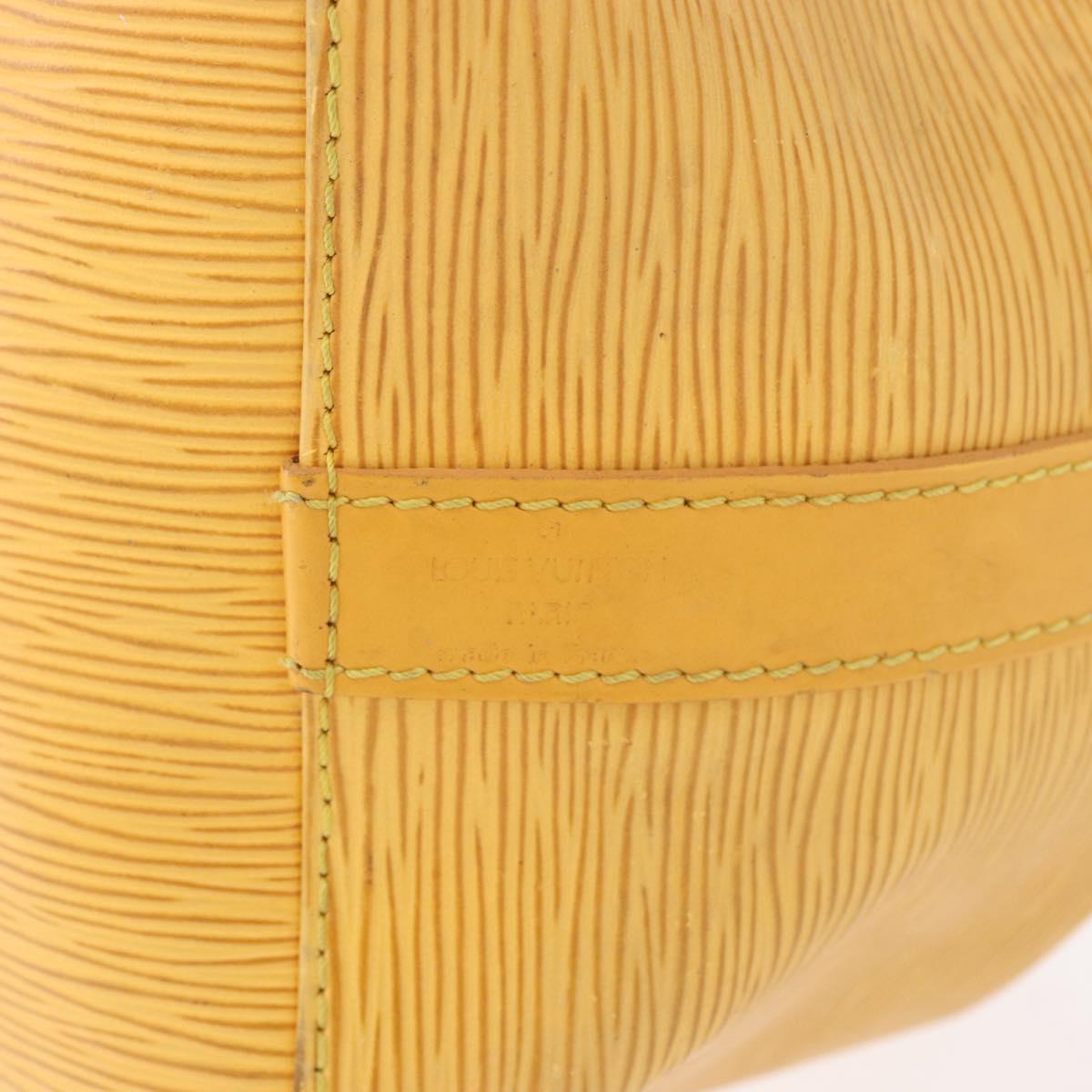 LOUIS VUITTON Epi Petit Noe Shoulder Bag Yellow M44109 LV Auth BD1152