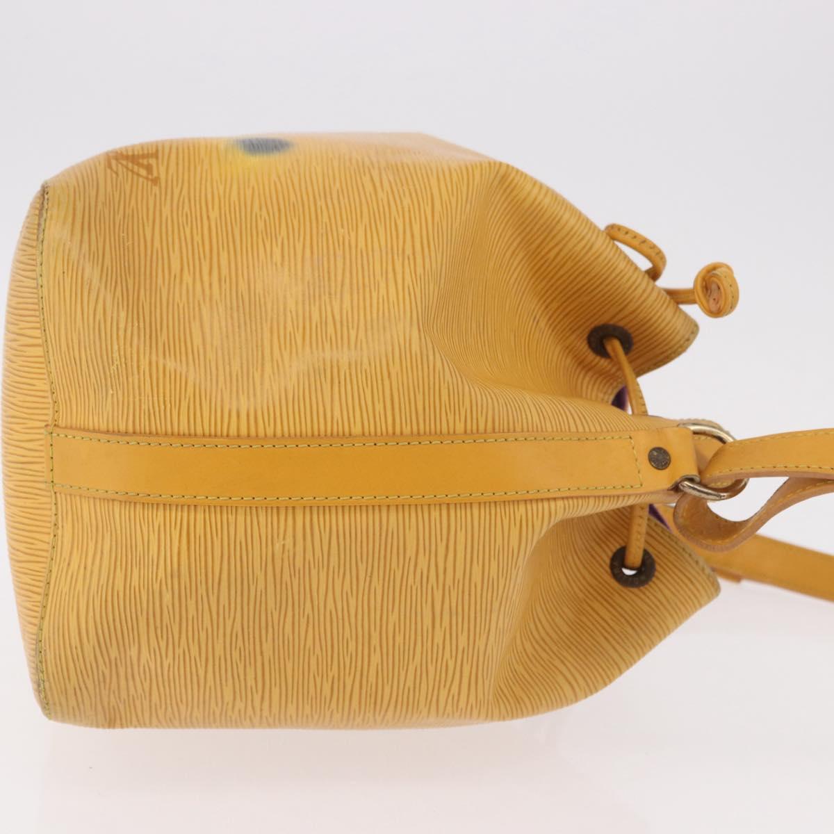 LOUIS VUITTON Epi Petit Noe Shoulder Bag Yellow M44109 LV Auth BD1152