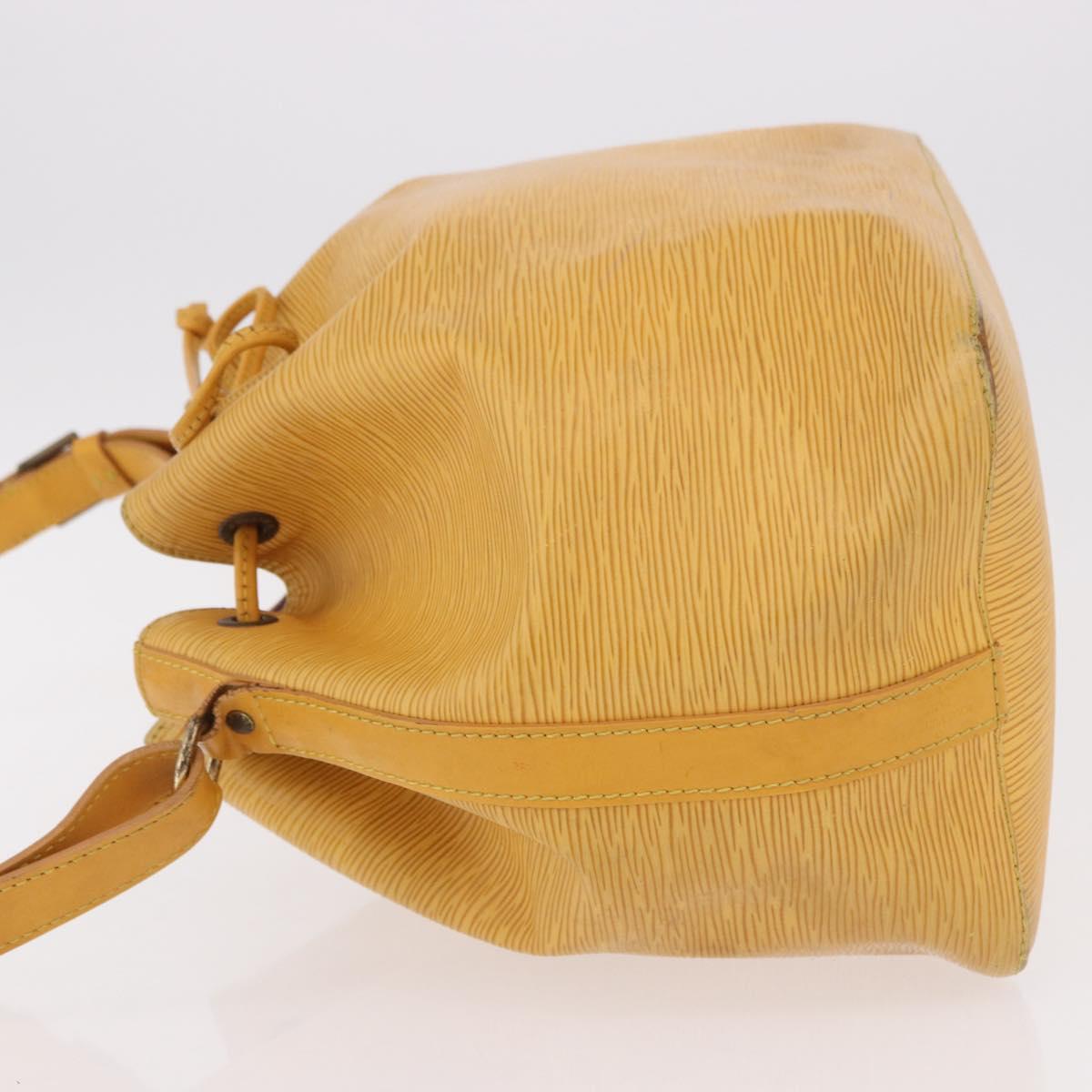 LOUIS VUITTON Epi Petit Noe Shoulder Bag Yellow M44109 LV Auth BD1152