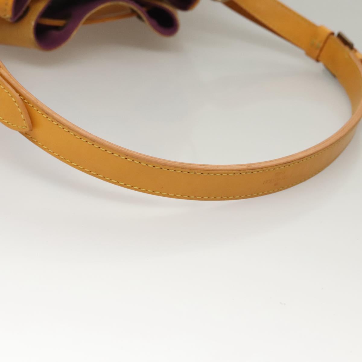 LOUIS VUITTON Epi Petit Noe Shoulder Bag Yellow M44109 LV Auth BD1152