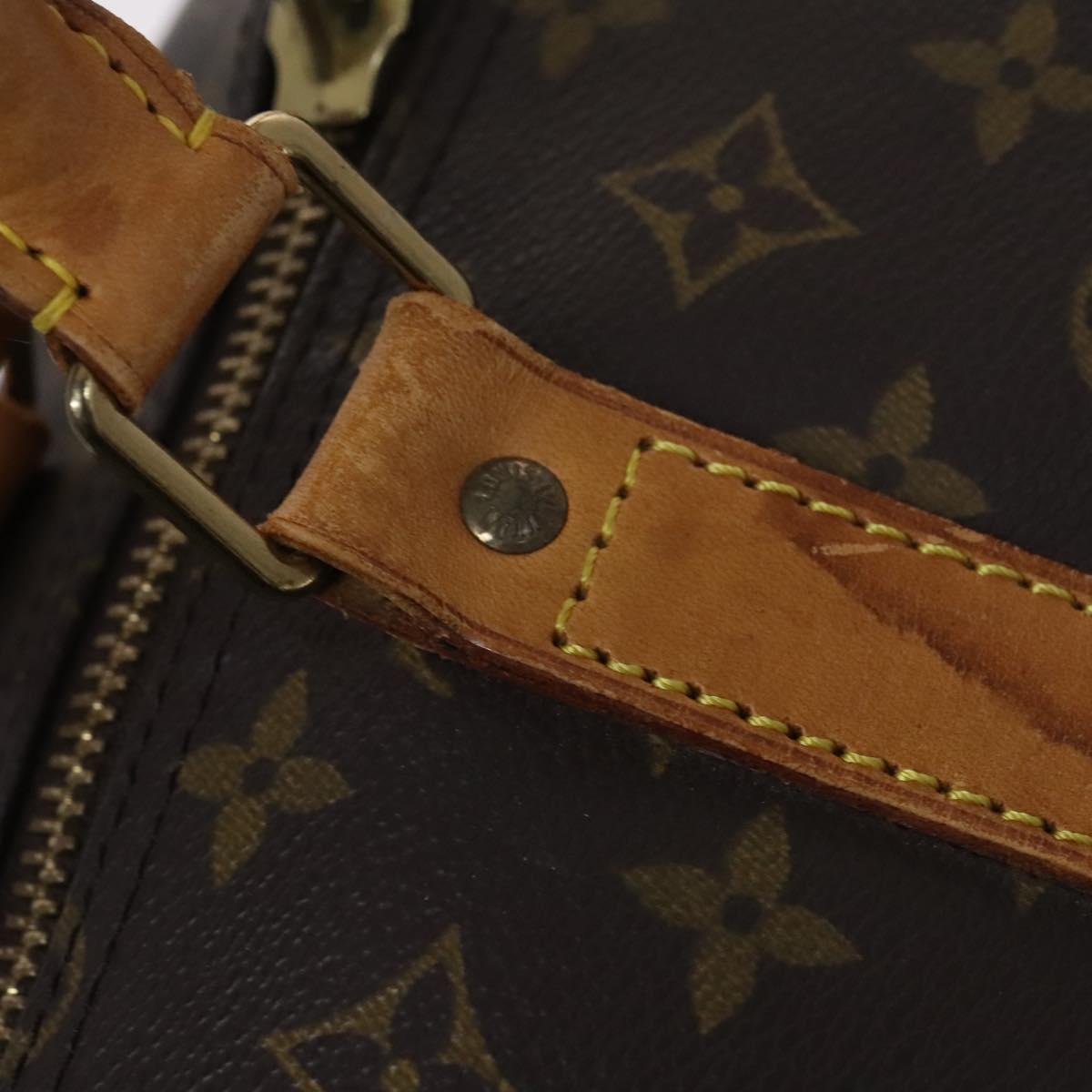 LOUIS VUITTON Monogram Keepall Bandouliere 60 Boston Bag M41412 LV Auth BD1185