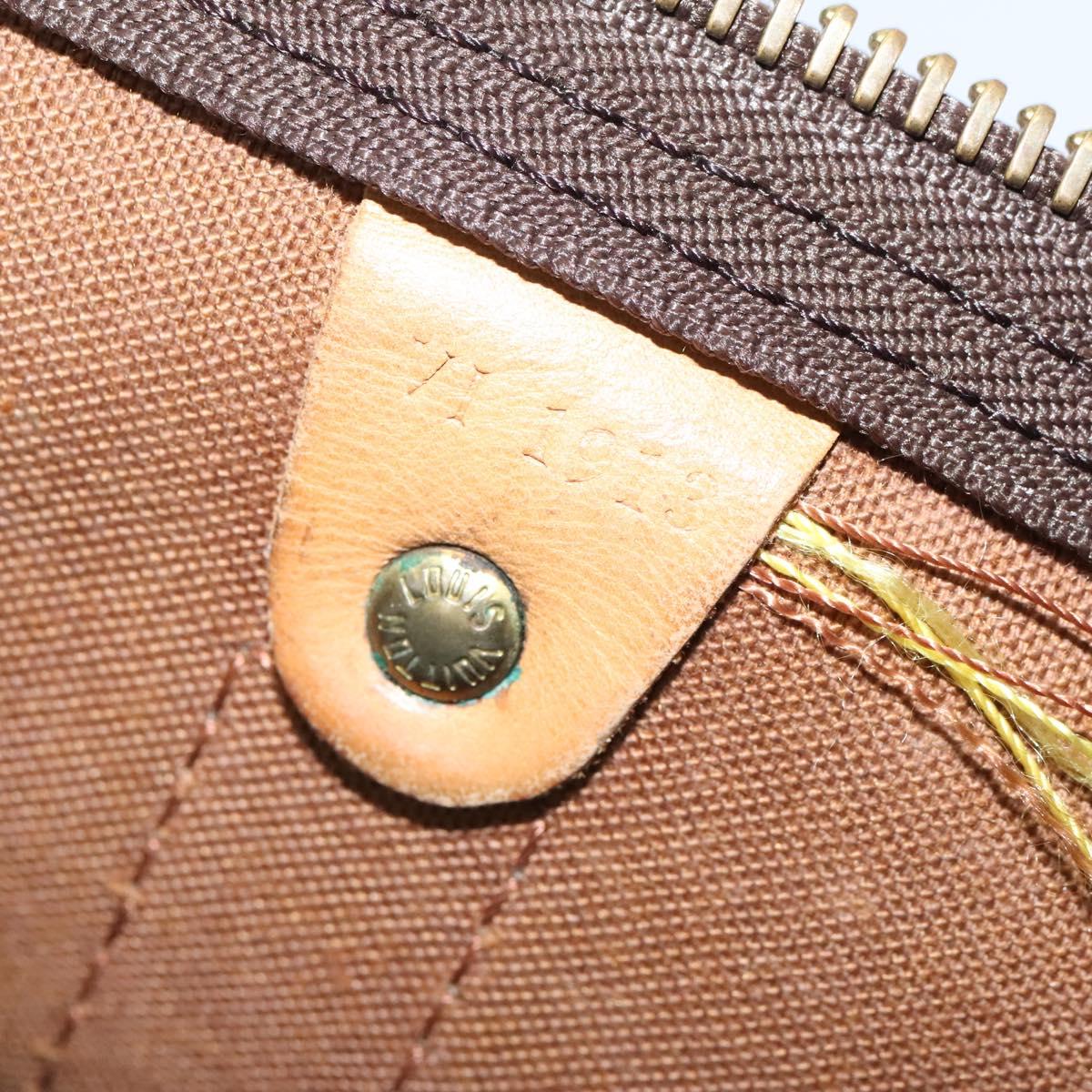 LOUIS VUITTON Monogram Keepall Bandouliere 60 Boston Bag M41412 LV Auth BD1185