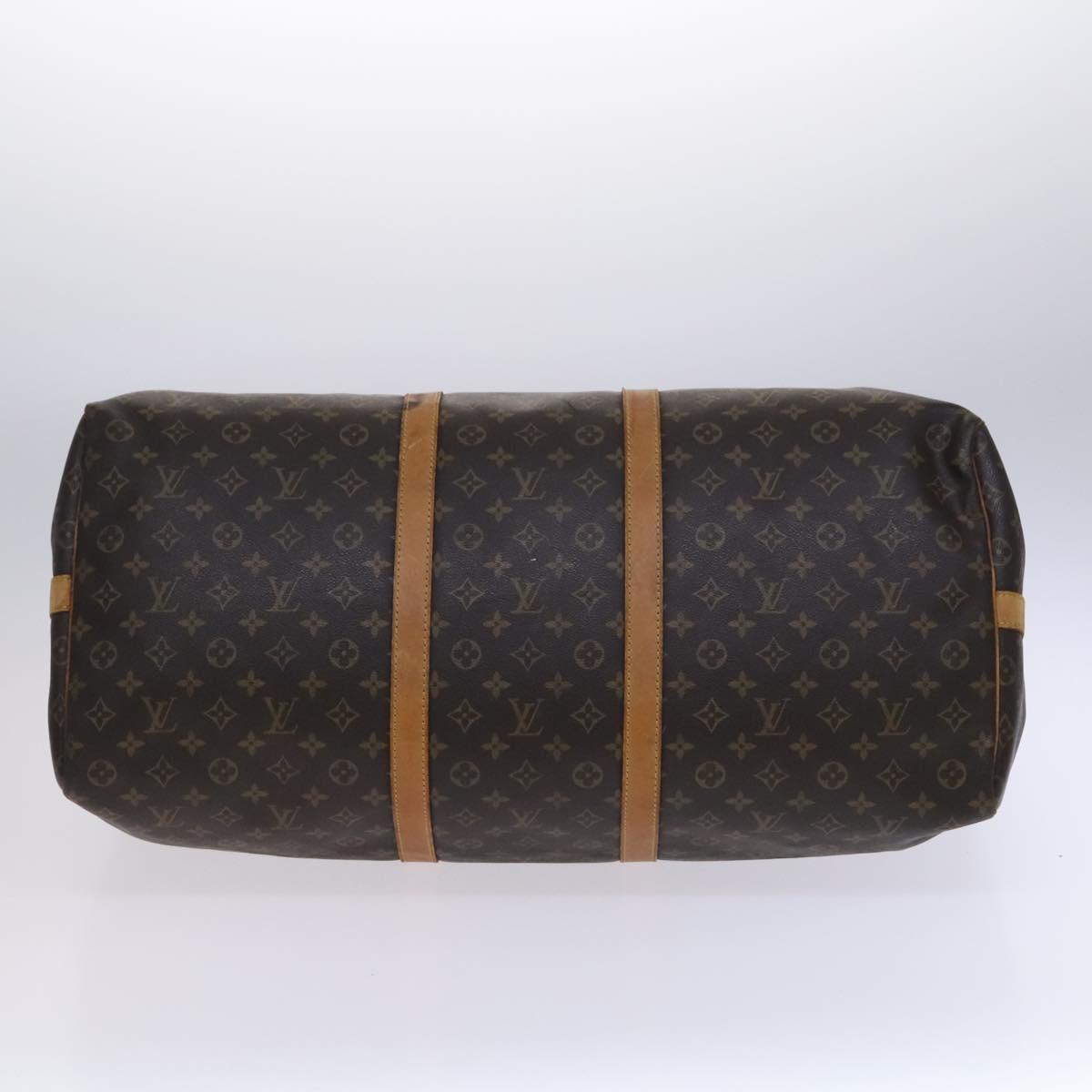 LOUIS VUITTON Monogram Keepall Bandouliere 60 Boston Bag M41412 LV Auth BD1185