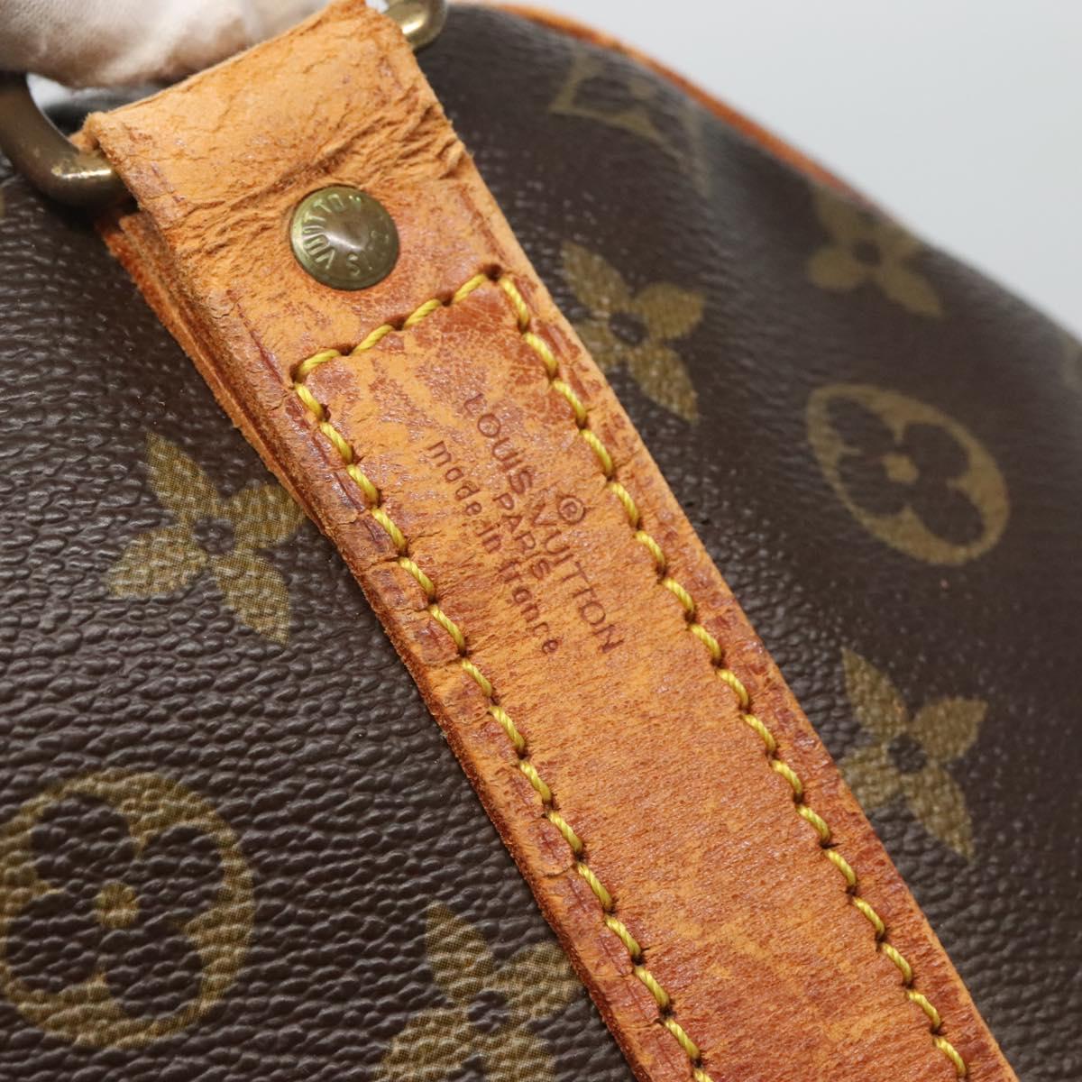 LOUIS VUITTON Monogram Keepall Bandouliere 55 Boston Bag M41414 LV Auth BD1228