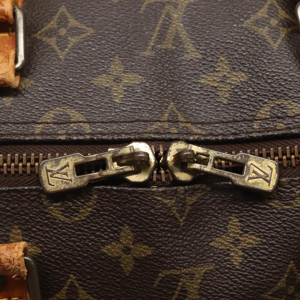 LOUIS VUITTON Monogram Keepall Bandouliere 55 Boston Bag M41414 LV Auth BD1228