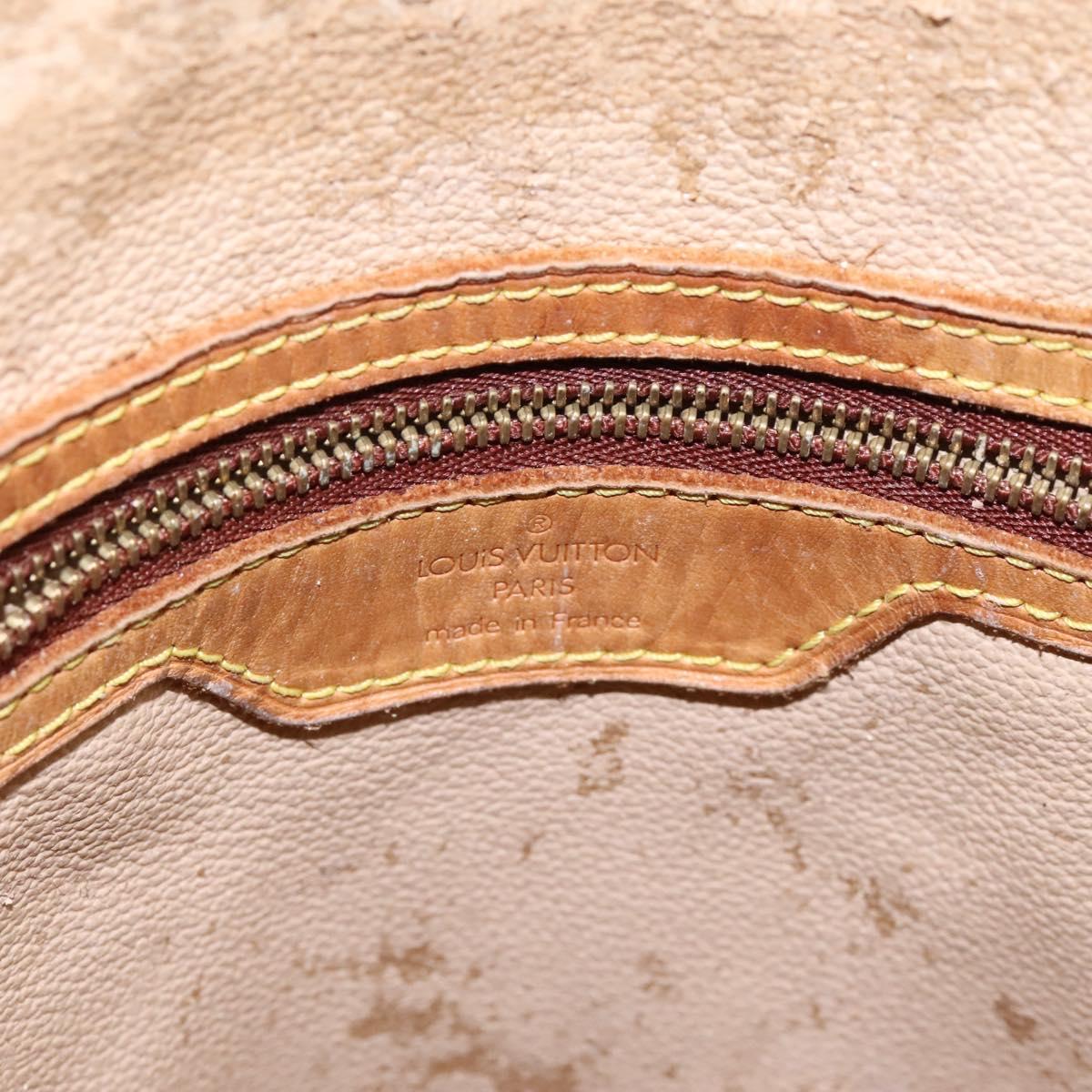 LOUIS VUITTON Monogram Bucket GM Shoulder Bag M42236 LV Auth BD1231