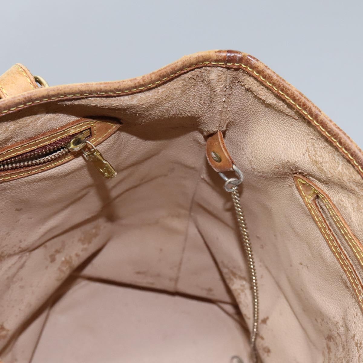 LOUIS VUITTON Monogram Bucket GM Shoulder Bag M42236 LV Auth BD1231