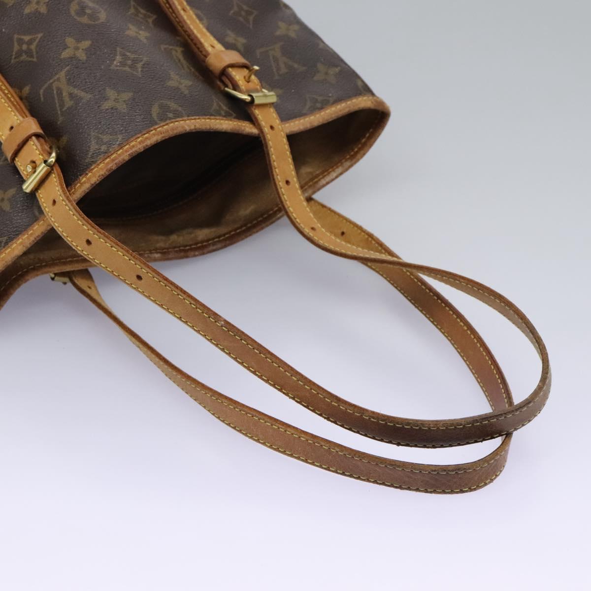 LOUIS VUITTON Monogram Bucket GM Shoulder Bag M42236 LV Auth BD1231