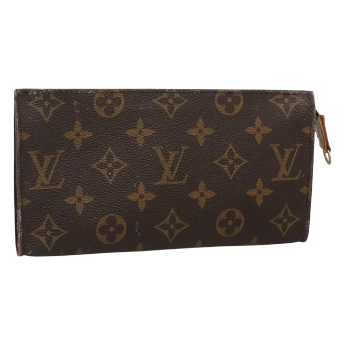 LOUIS VUITTON Monogram Bucket GM Pouch Accessory Pouch LV Auth BD1234