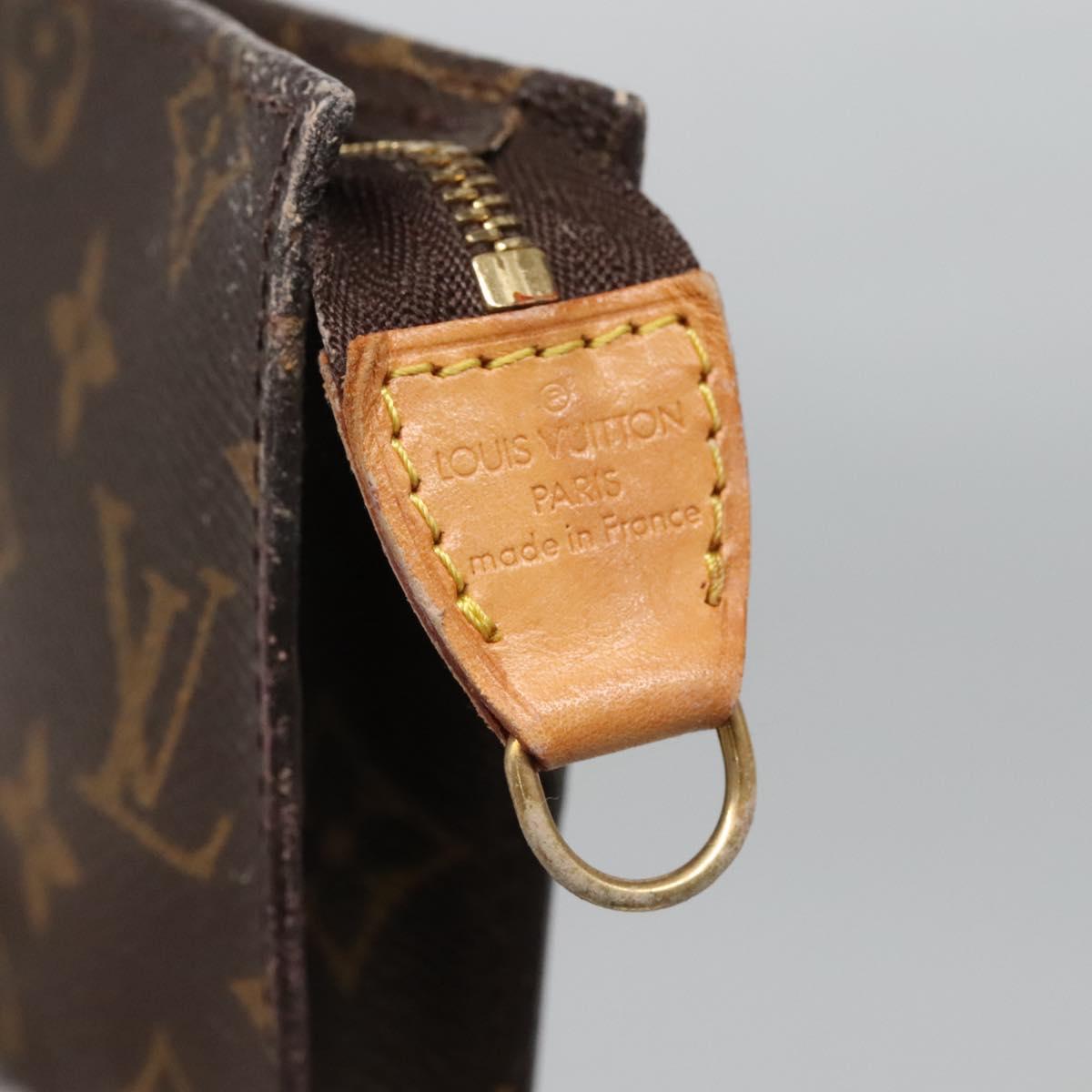 LOUIS VUITTON Monogram Bucket GM Pouch Accessory Pouch LV Auth BD1234
