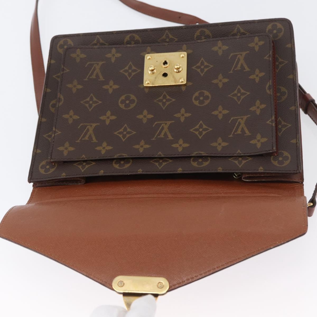 LOUIS VUITTON Monogram Monceau 28 Hand Bag M51185 LV Auth BD1270