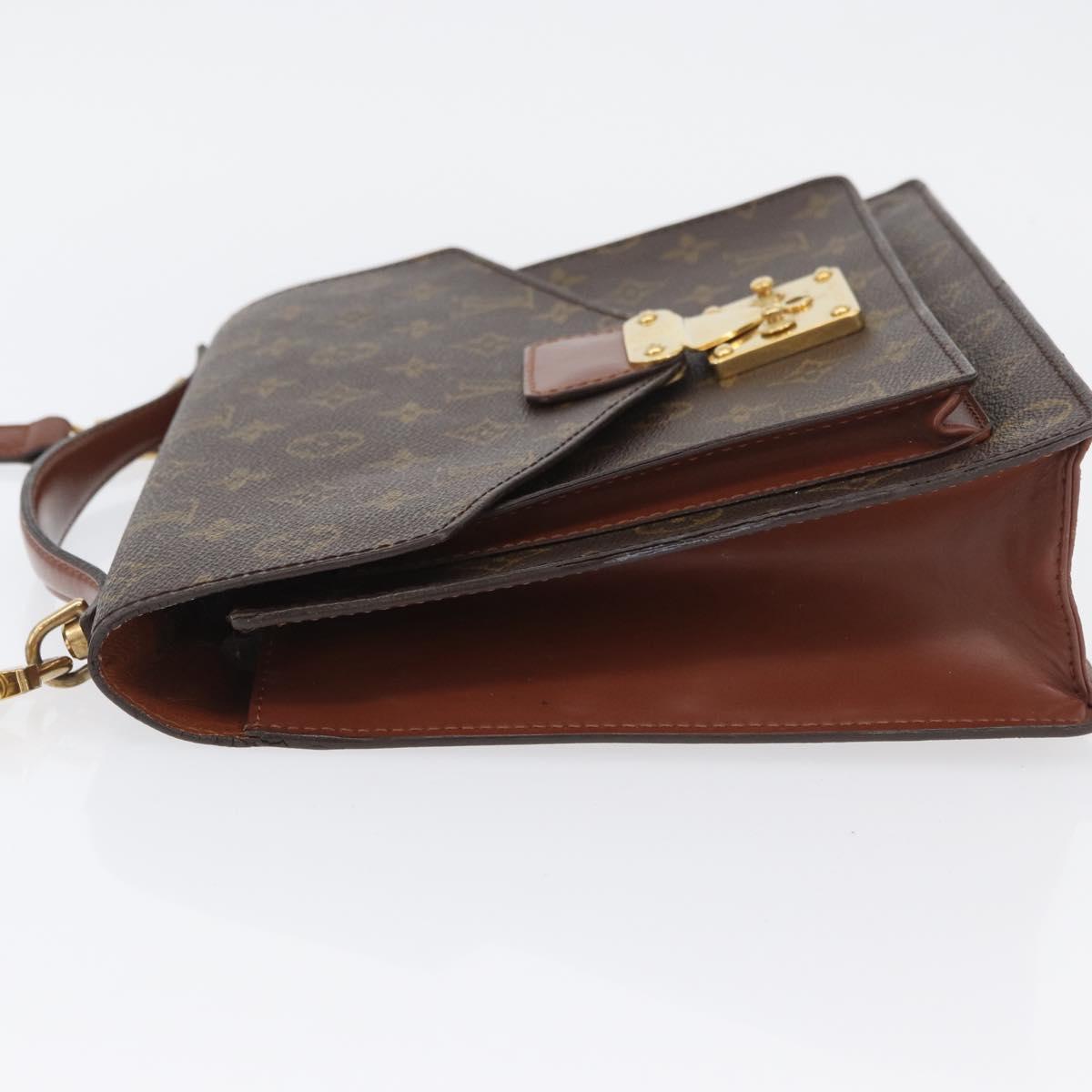 LOUIS VUITTON Monogram Monceau 28 Hand Bag M51185 LV Auth BD1270