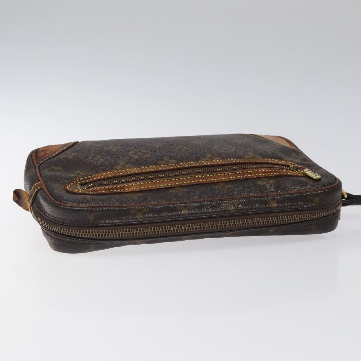 LOUIS VUITTON Monogram Marly Dragonne GM Clutch Bag M51825 LV Auth BD1275