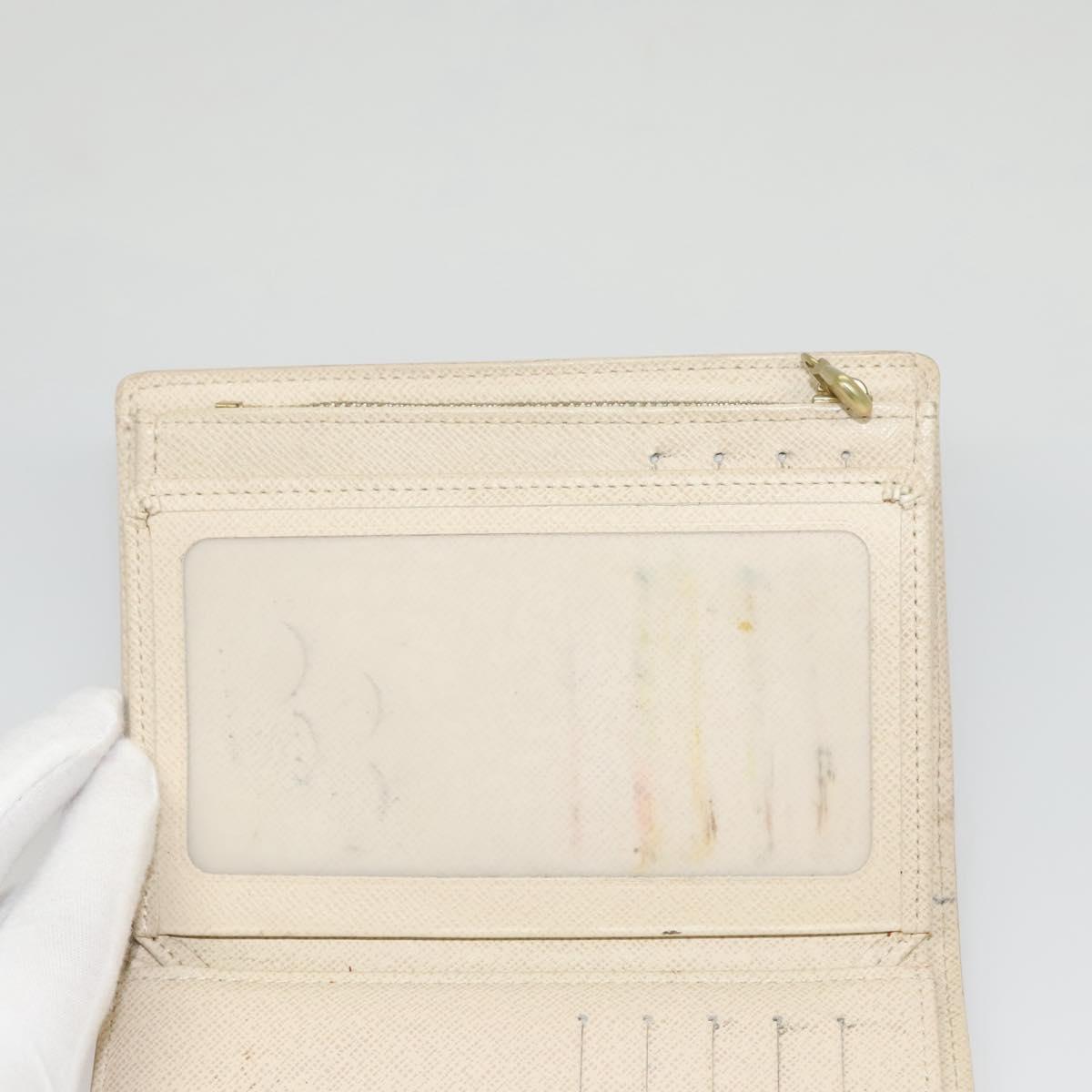 LOUIS VUITTON Damier Azur Portefeuille Alexandra Wallet N63068 LV Auth BD1312