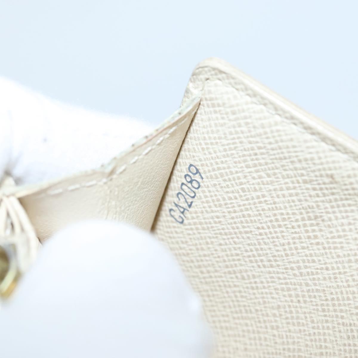 LOUIS VUITTON Damier Azur Portefeuille Alexandra Wallet N63068 LV Auth BD1312