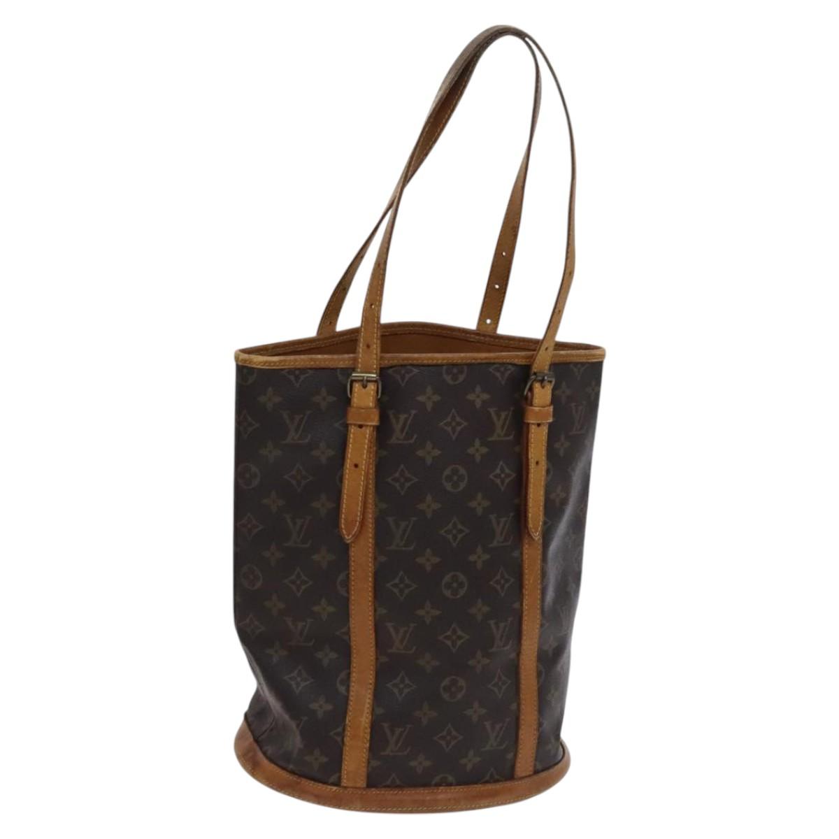 LOUIS VUITTON Monogram Bucket GM Shoulder Bag Vintage M42236 LV Auth BD1330