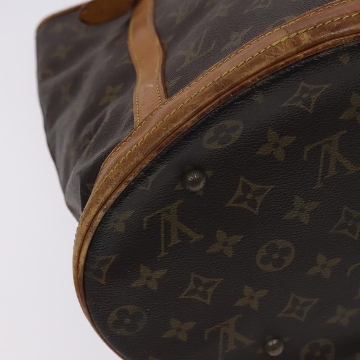 LOUIS VUITTON Monogram Bucket GM Shoulder Bag Vintage M42236 LV Auth BD1330