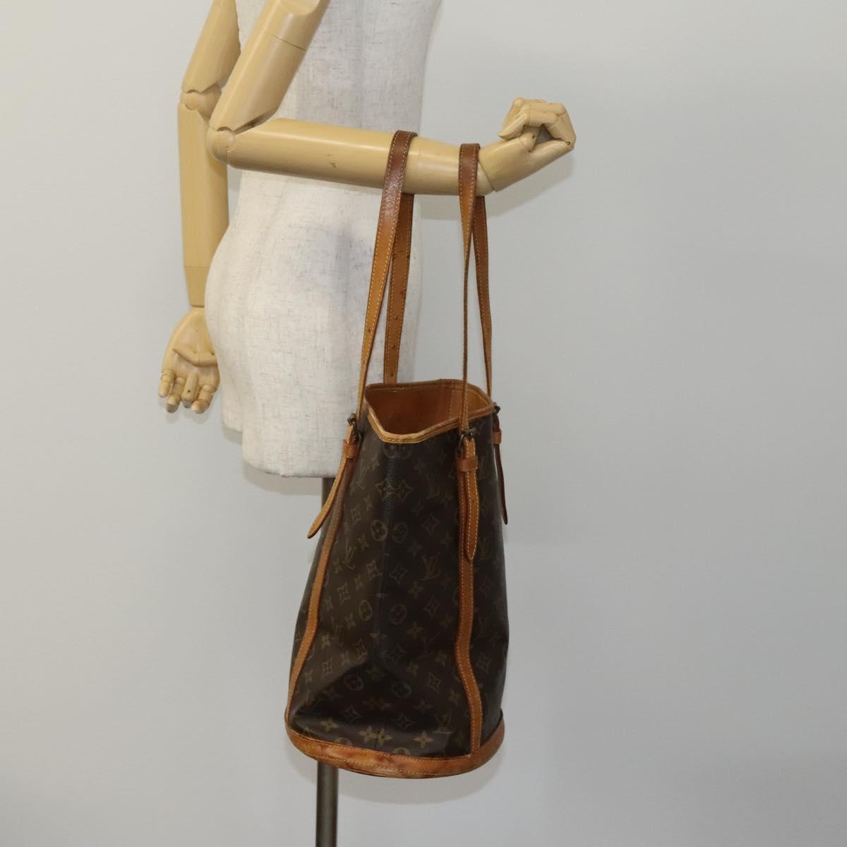 LOUIS VUITTON Monogram Bucket GM Shoulder Bag Vintage M42236 LV Auth BD1330