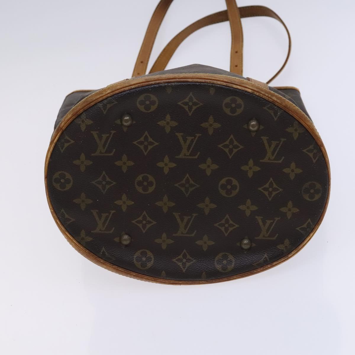 LOUIS VUITTON Monogram Bucket GM Shoulder Bag Vintage M42236 LV Auth BD1330