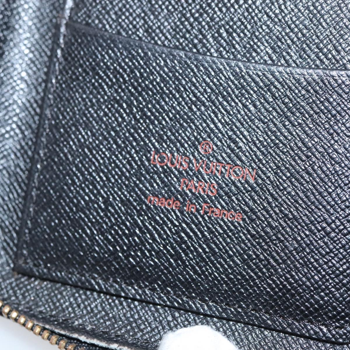 LOUIS VUITTON Epi Agenda Geode Travel Case Black M63872 LV Auth BD1333