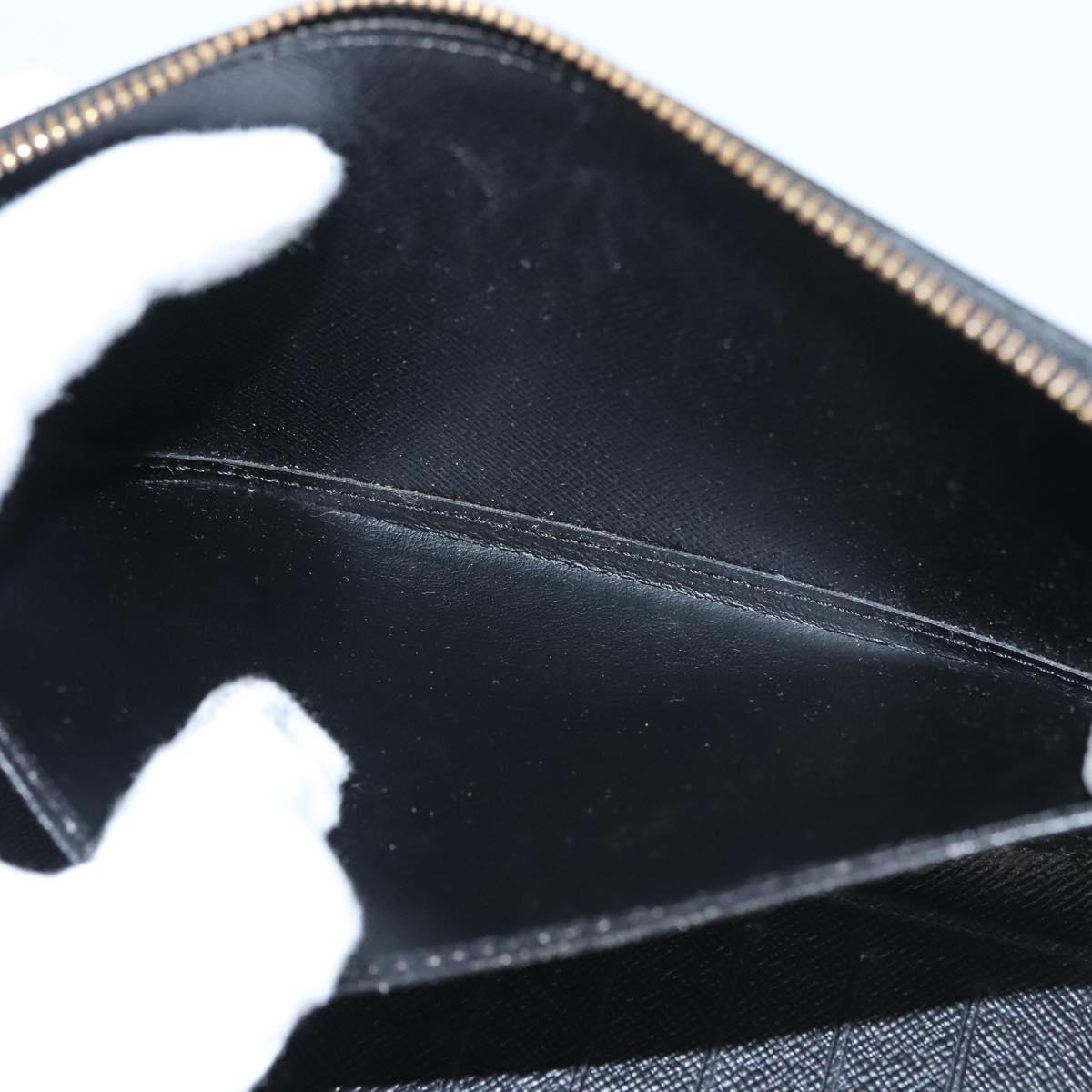 LOUIS VUITTON Epi Agenda Geode Travel Case Black M63872 LV Auth BD1333