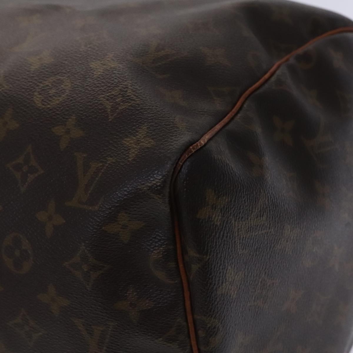 LOUIS VUITTON Monogram Keepall 55 Boston Bag M41424 LV Auth BD1339