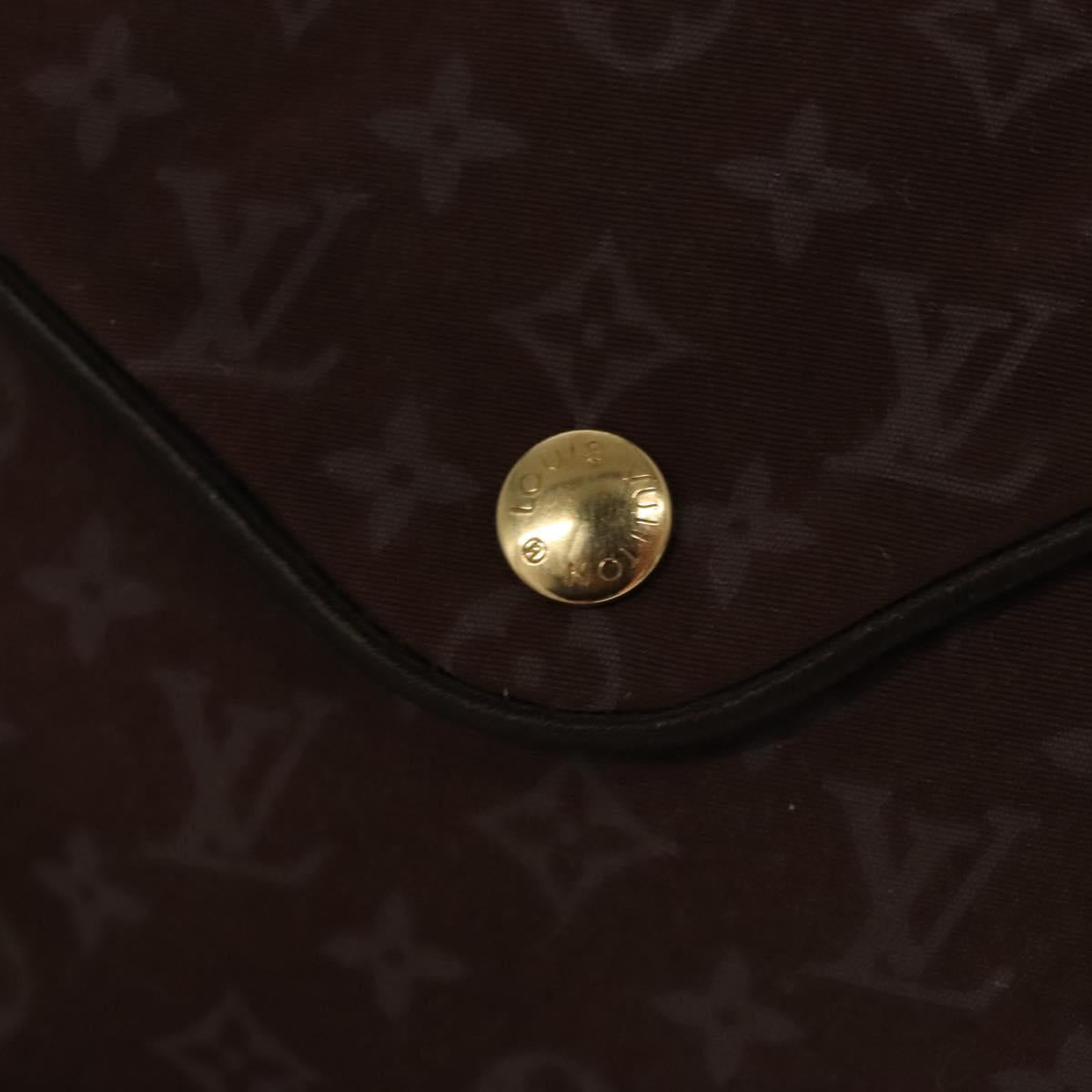 LOUIS VUITTON Monogram Mini Lin Voyage Travel Set Brown M99204 LV Auth BD1341V