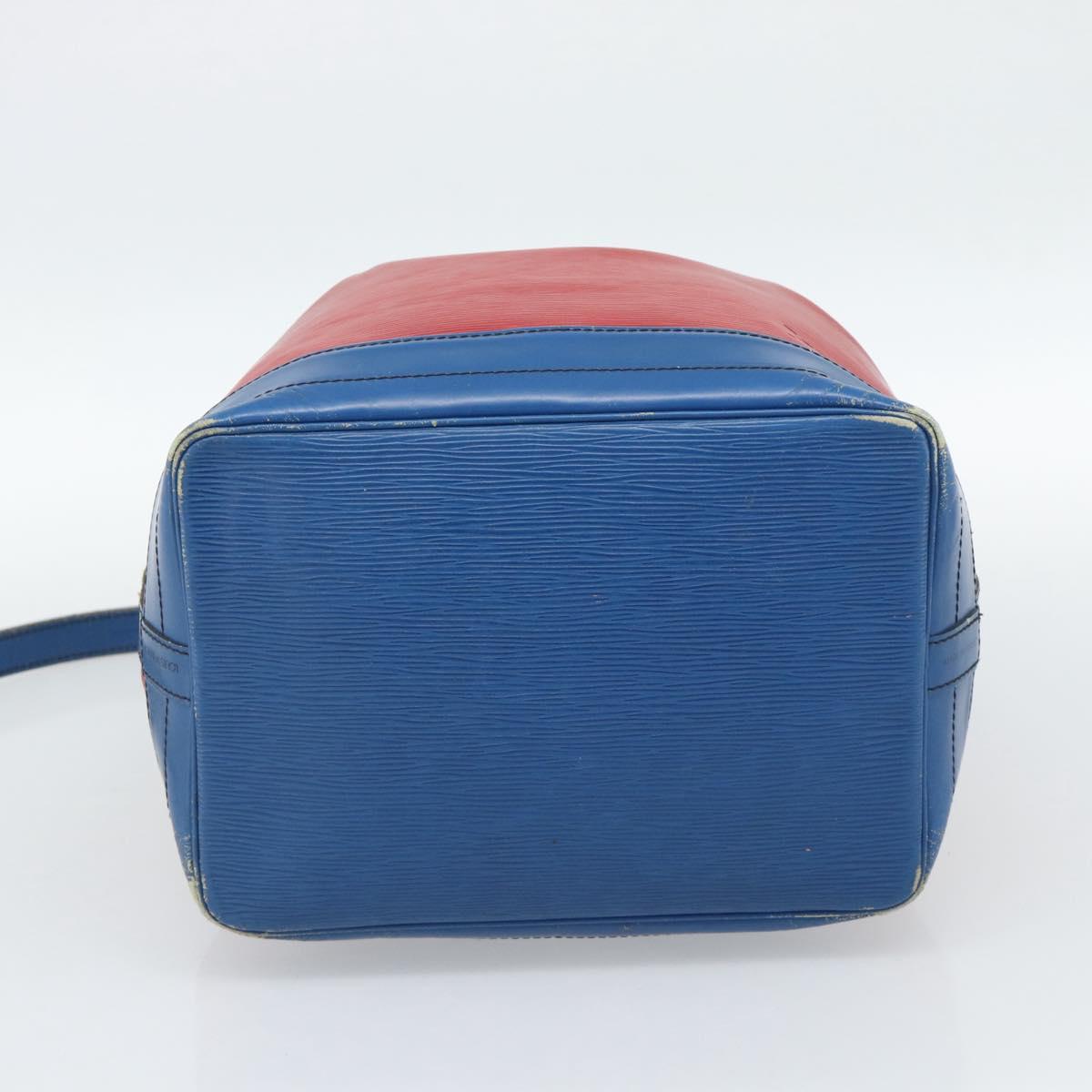 LOUIS VUITTON Epi Noe Shoulder Bag Bicolor Red Blue M44084 LV Auth BD1364