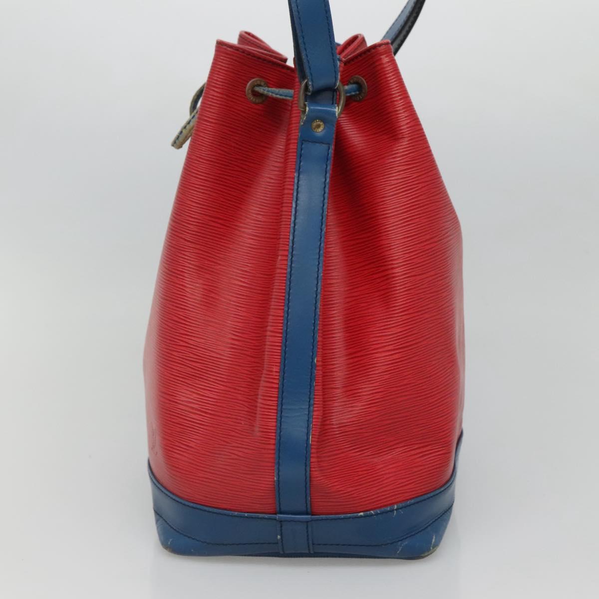 LOUIS VUITTON Epi Noe Shoulder Bag Bicolor Red Blue M44084 LV Auth BD1364