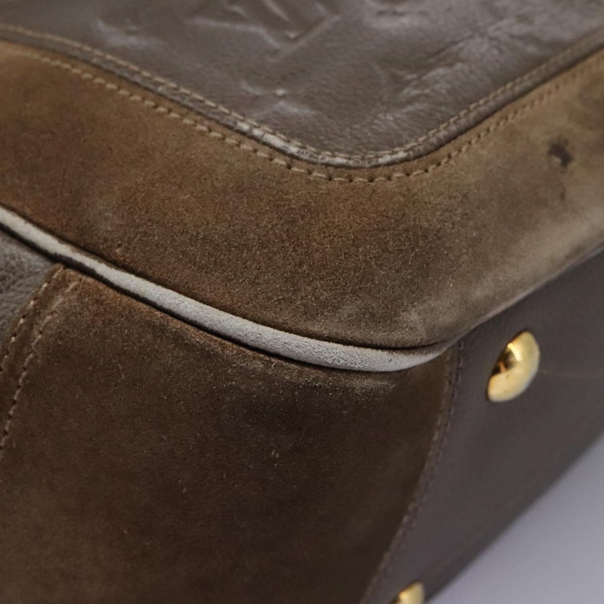 LOUIS VUITTON Monogram Empreinte Audacieuse PM Bag 2way Tail M94175 Auth BD1367