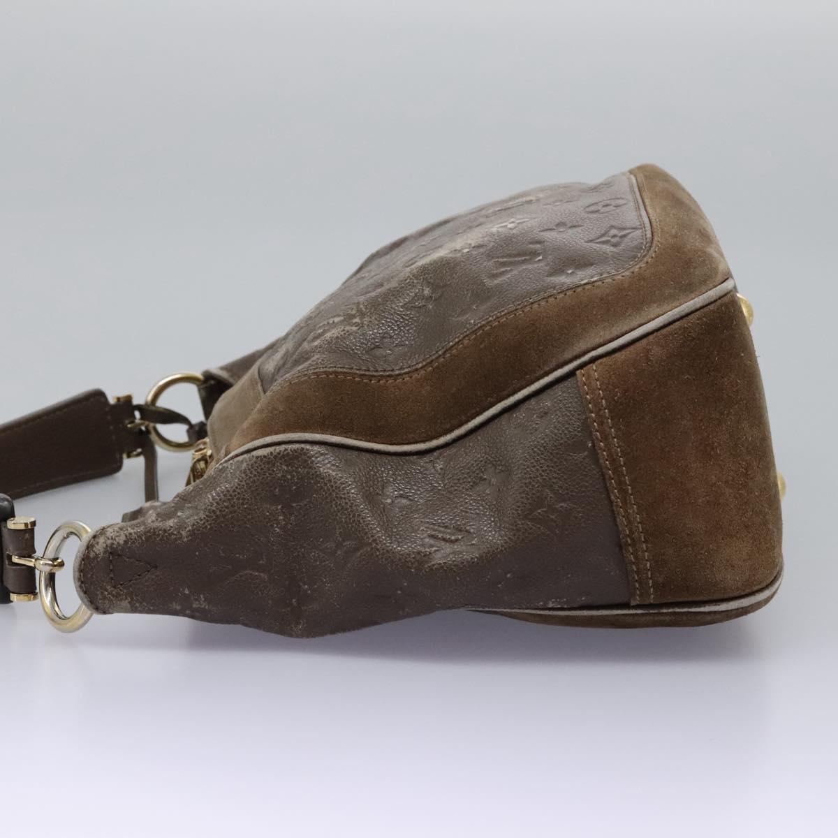 LOUIS VUITTON Monogram Empreinte Audacieuse PM Bag 2way Tail M94175 Auth BD1367