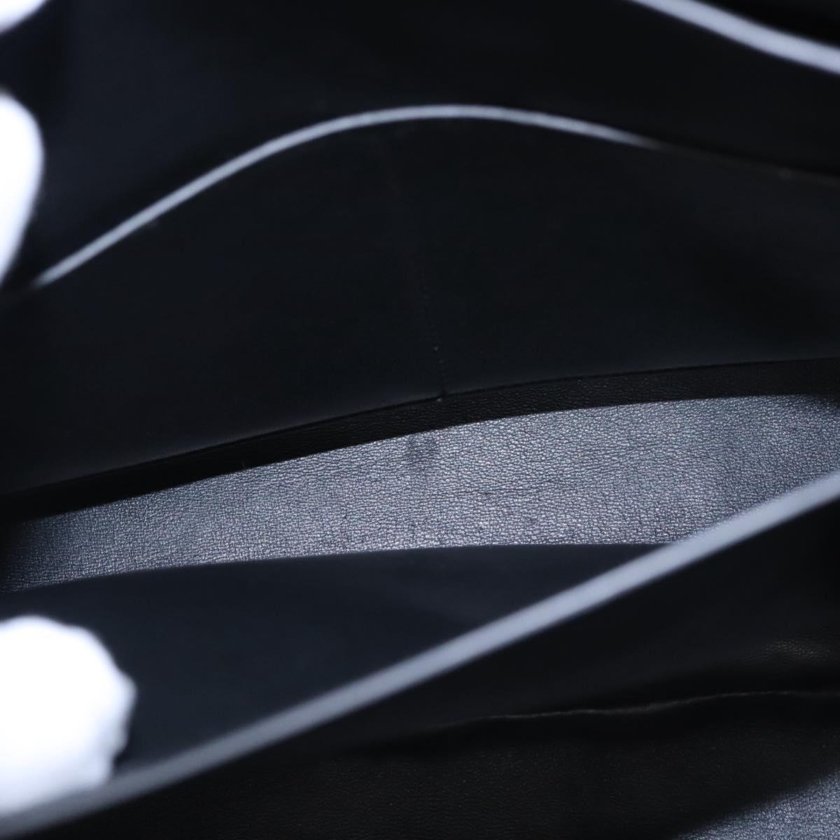 Salvatore Ferragamo Gancini Hand Bag Leather 2way Gold Auth BD137SV