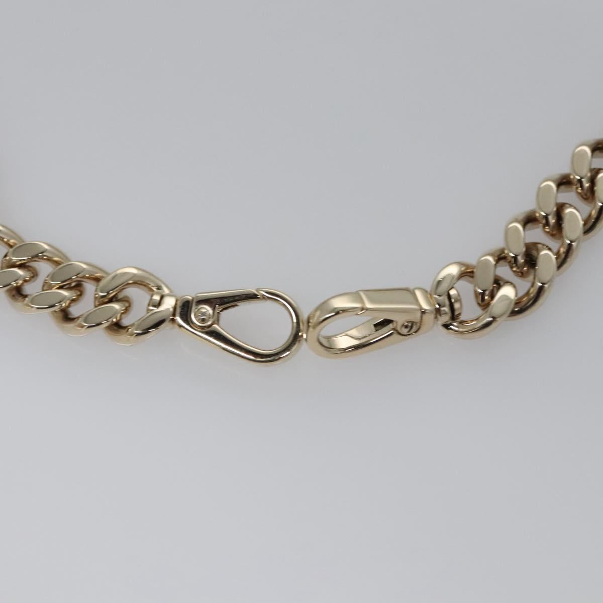 Salvatore Ferragamo Gancini Hand Bag Leather 2way Gold Auth BD137SV