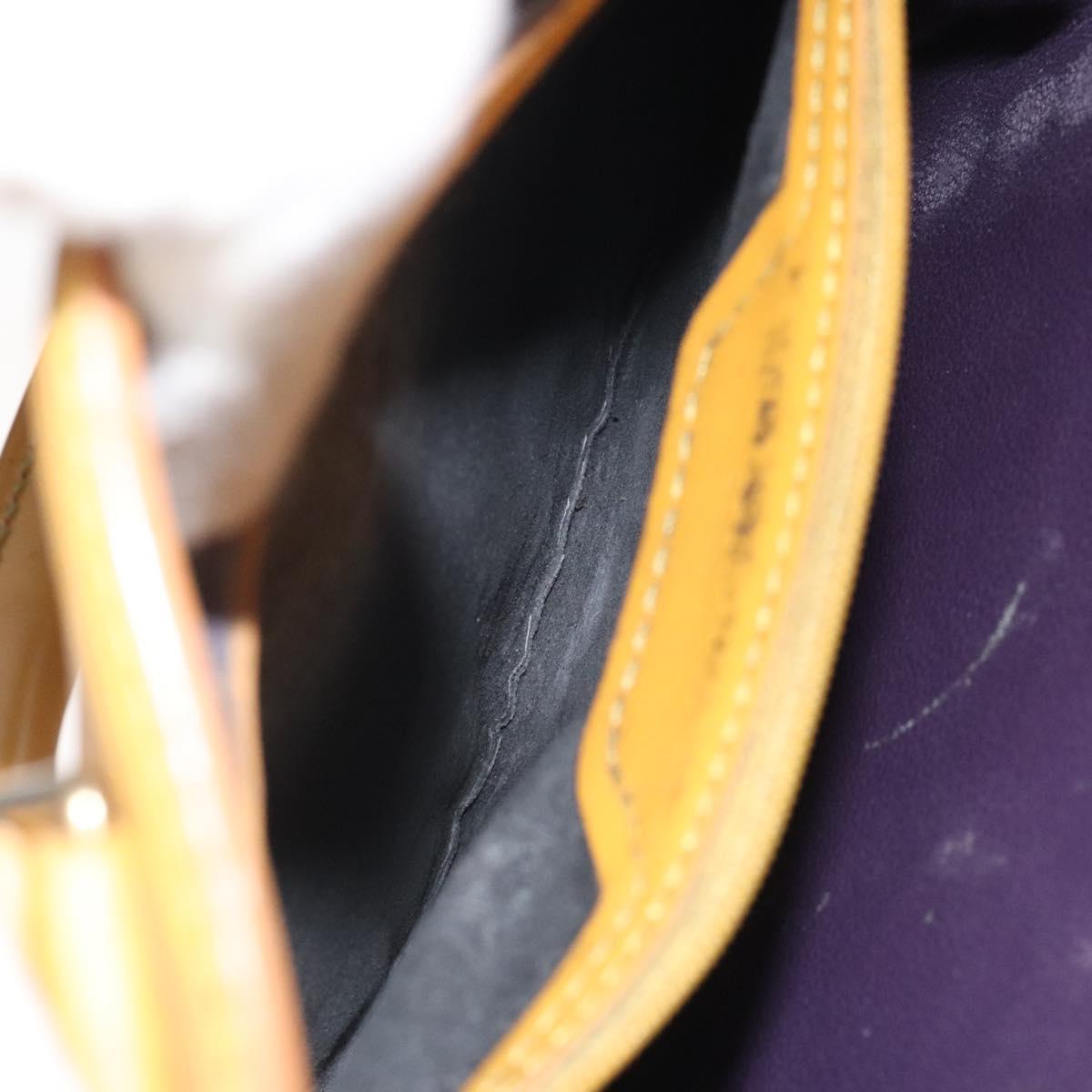 LOUIS VUITTON Epi Sac Plat Hand Bag Yellow M52079 LV Auth BD1385