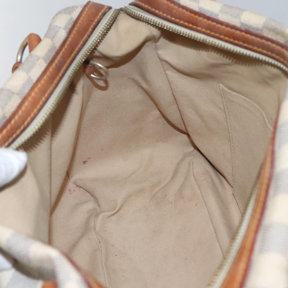 LOUIS VUITTON Damier Azur Stresa PM Tote Bag M51188 LV Auth BD1401