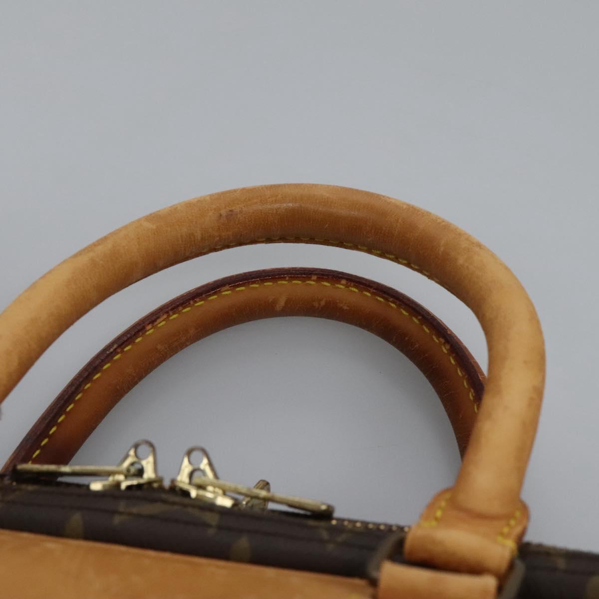 LOUIS VUITTON Monogram Alize De Poche Boston Bag 2way M41392 LV Auth BD1417