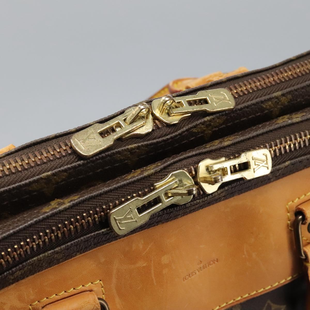 LOUIS VUITTON Monogram Alize De Poche Boston Bag 2way M41392 LV Auth BD1417