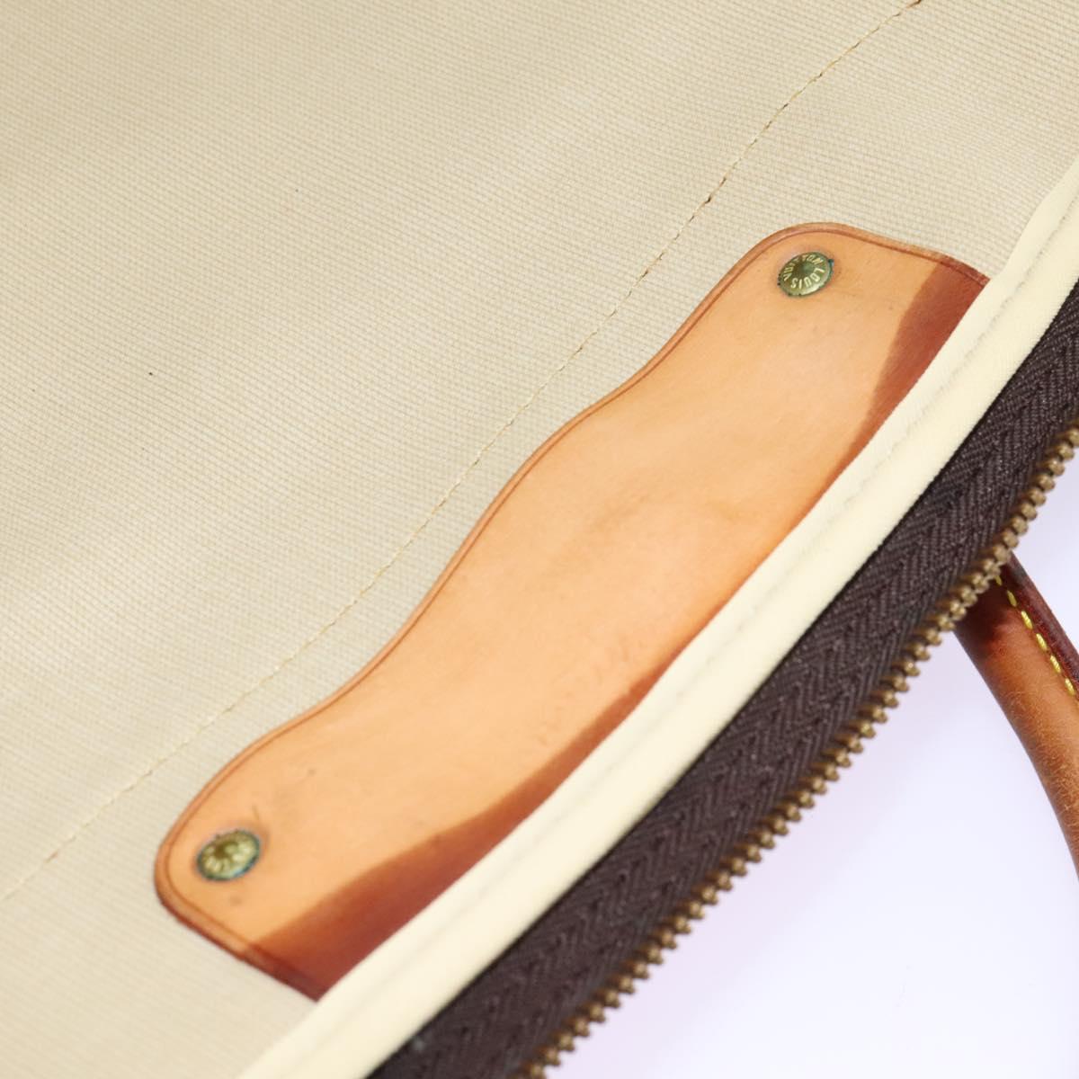 LOUIS VUITTON Monogram Alize De Poche Boston Bag 2way M41392 LV Auth BD1417