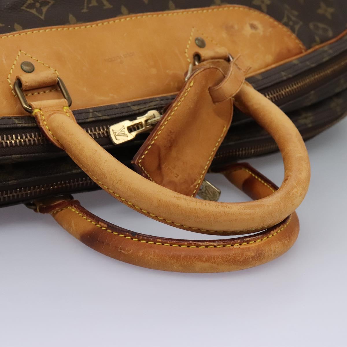 LOUIS VUITTON Monogram Alize De Poche Boston Bag 2way M41392 LV Auth BD1417