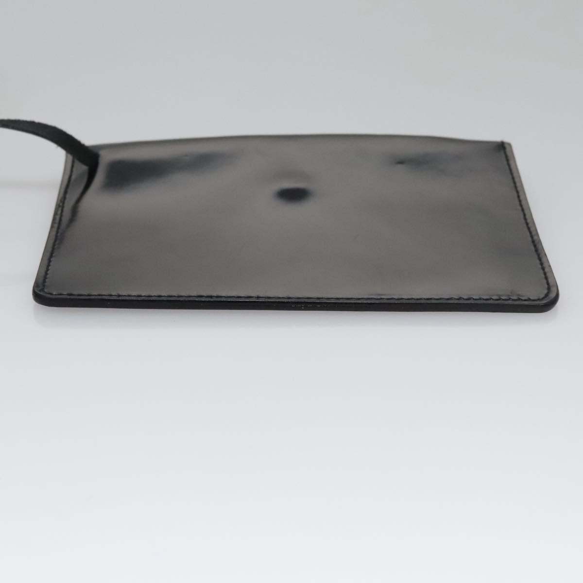 Salvatore Ferragamo Hand Bag Leather Black Auth BD145