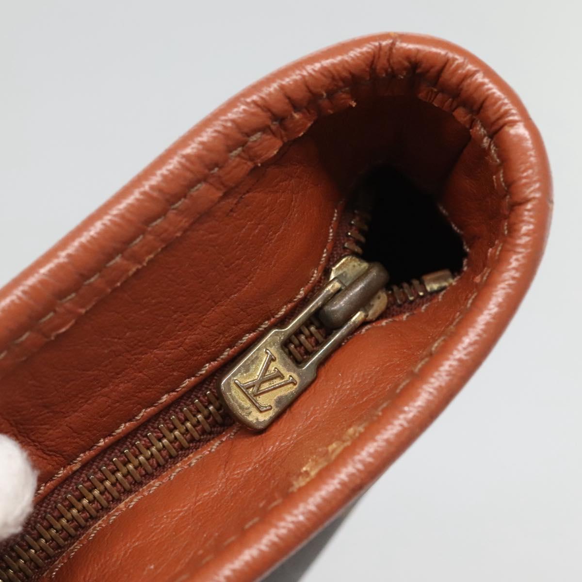 LOUIS VUITTON Monogram Sac Weekend PM Hand Bag M42425 LV Auth BD1457